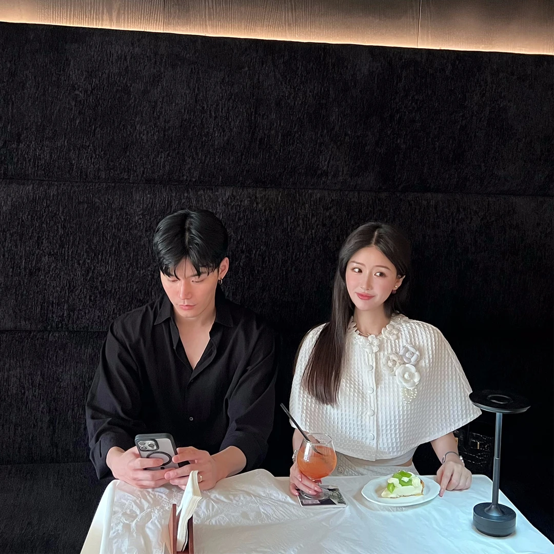 熊熊【小香斗篷】白富美贵气斗篷套装 长裙唯美/短裙性感花朵胸针