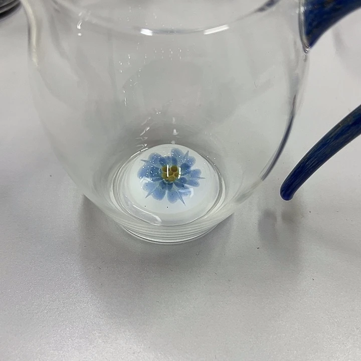 星月夜蓝花公道杯一只装