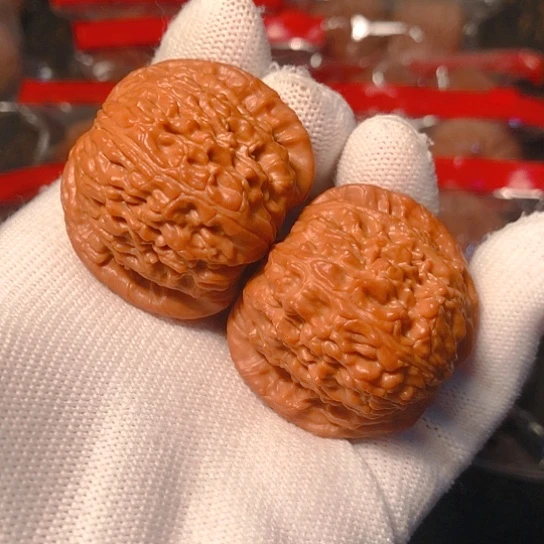 把件文玩核桃白狮子38