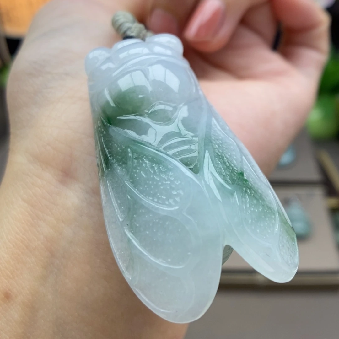 翡翠未镶嵌颈饰吊坠52