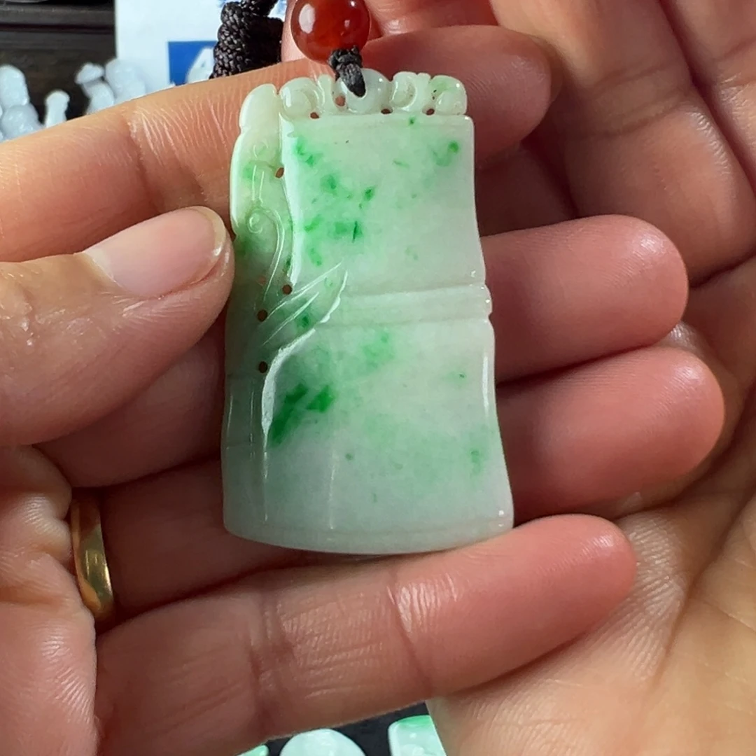 翡翠未镶嵌手镯天然翡翠挂件