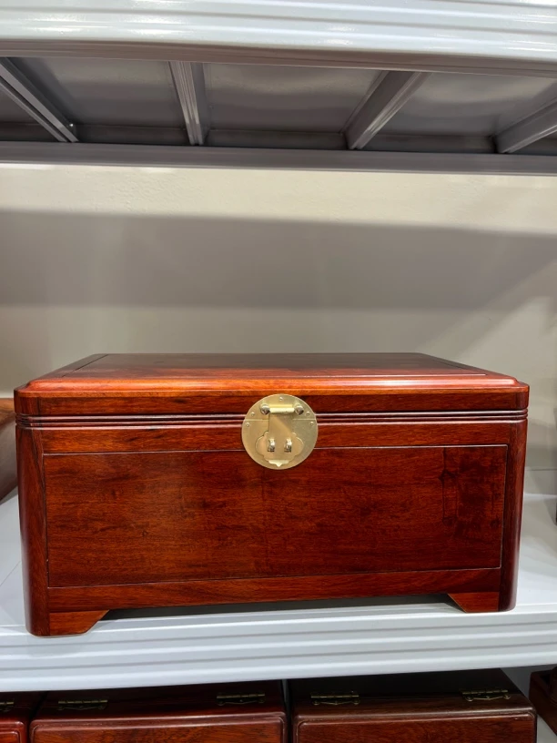 41cm缅花嫁娶箱彩礼箱传承箱首饰箱