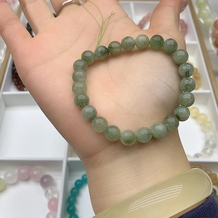 未镶嵌水晶手链绿发晶