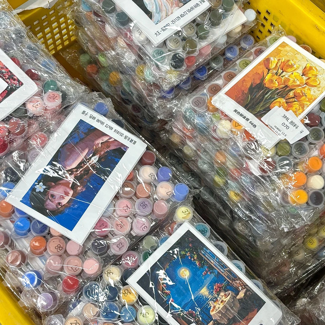 清仓颜料处理 801-1000diy数字油画