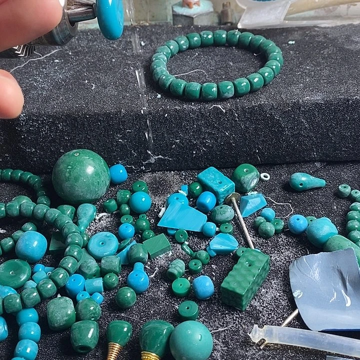 已***回石英石非金属卡10分体三通一个，67弟子珠，