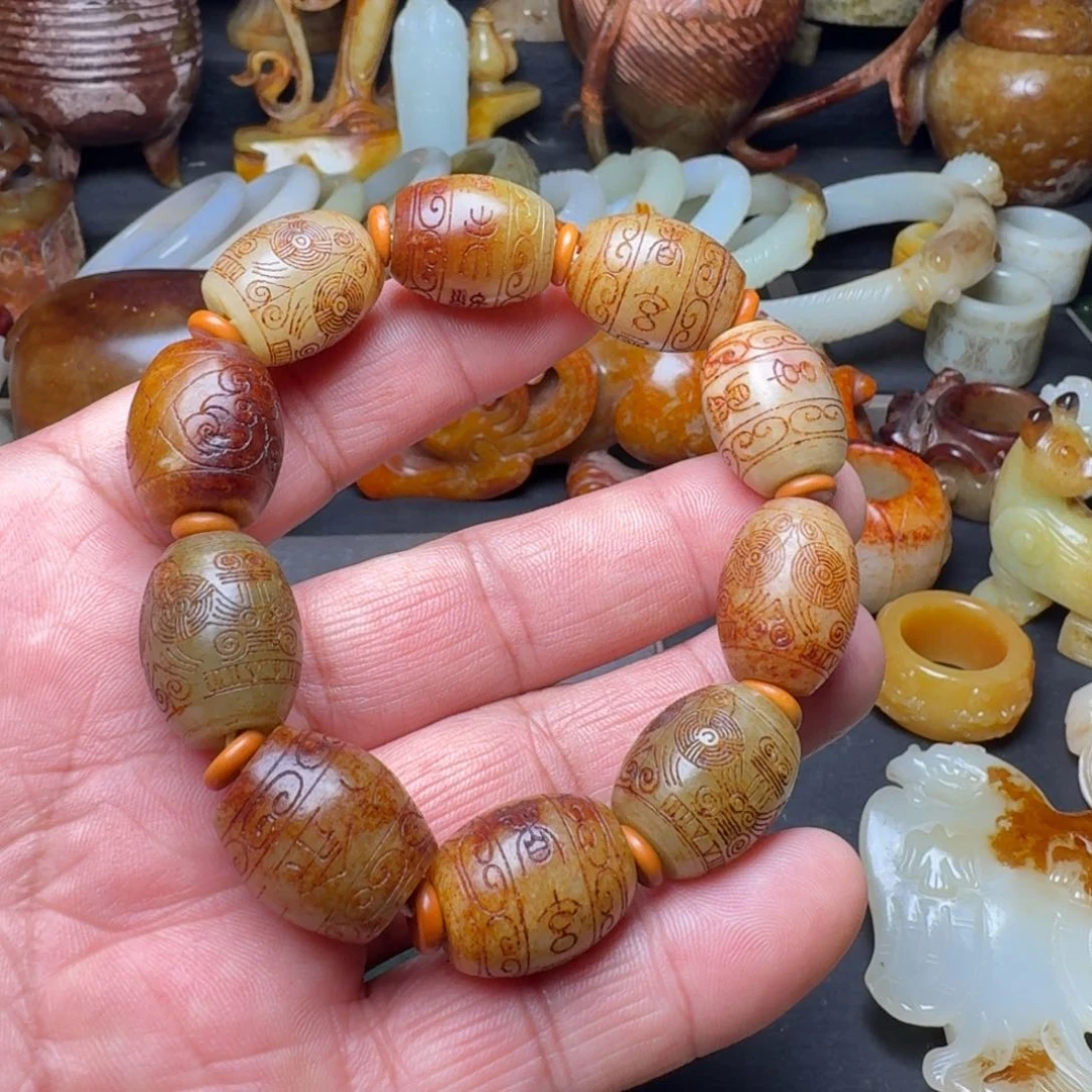 和田玉手链未镶嵌