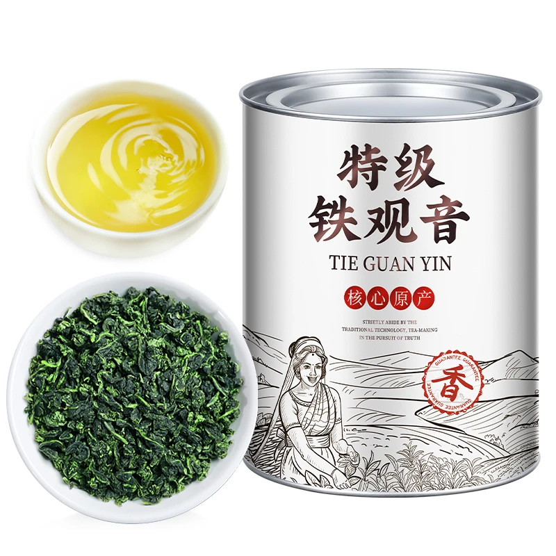 AAAAA安溪特级铁观音兰花香2025新茶正宗高山清香型茶叶罐装