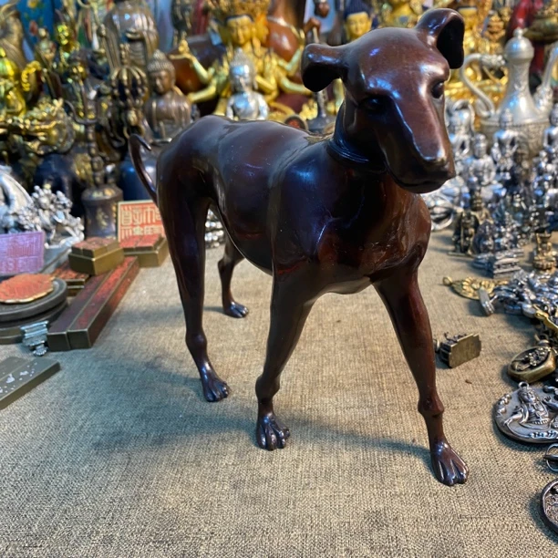 纯铜生肖狗大摆件