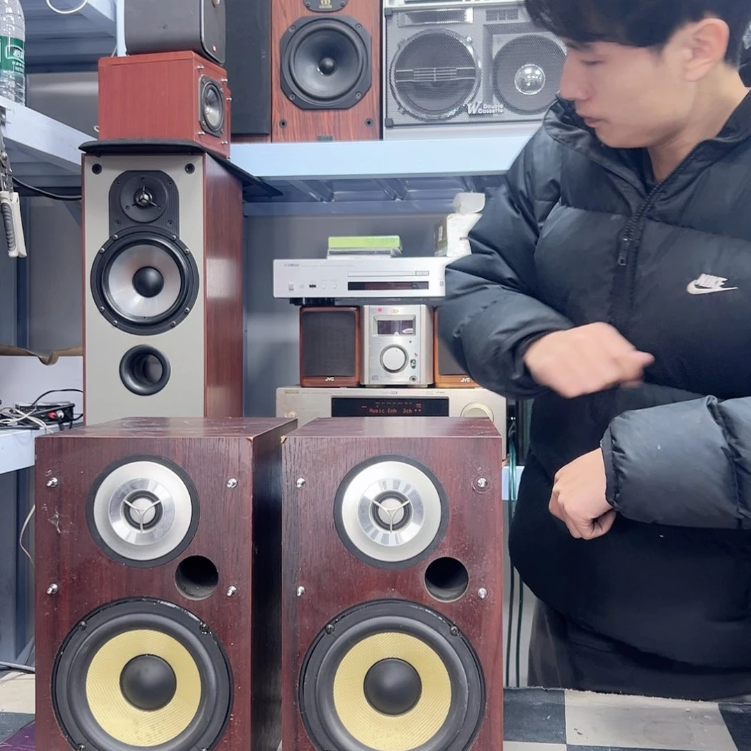 8新马兰士书架音箱二手不包邮