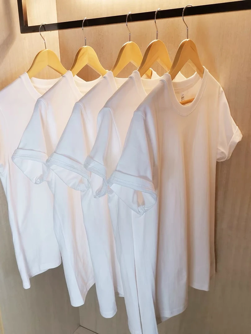 简约圆领短袖纯色休闲百搭舒适透气男款T恤男士夏季时尚