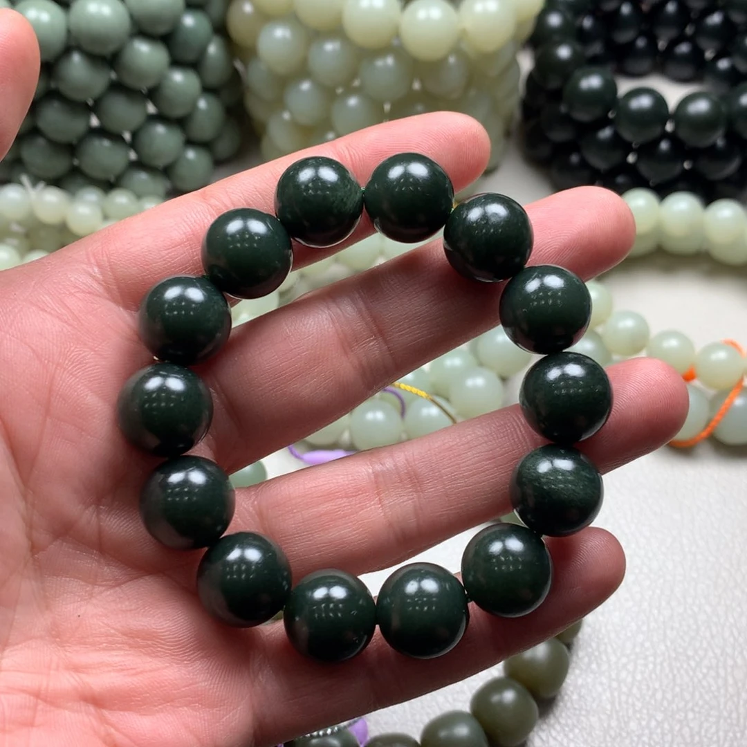 和田玉手链未镶嵌