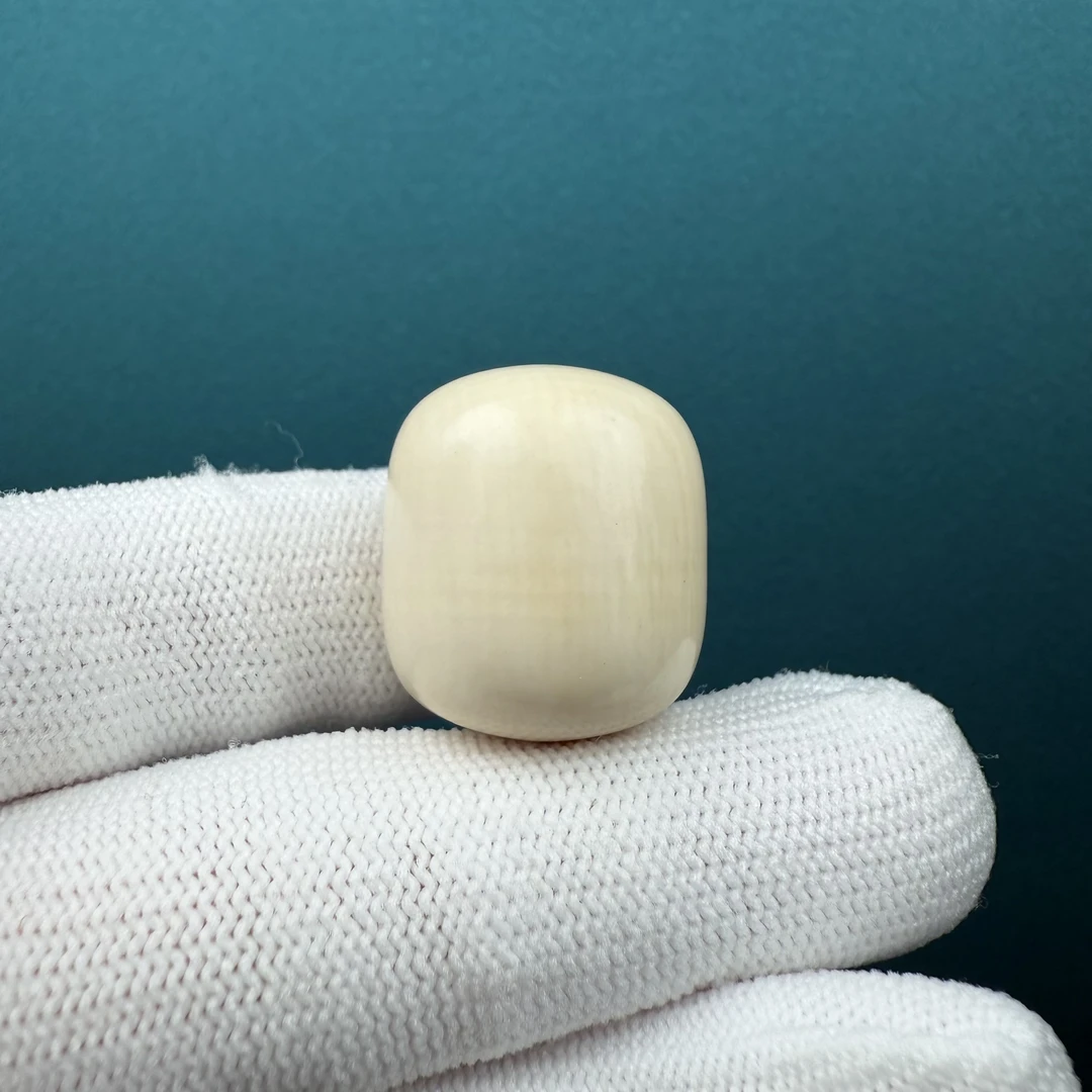 J8189天然猛犸牙有瑕桶珠20*23mm支持鉴定假一罚十
