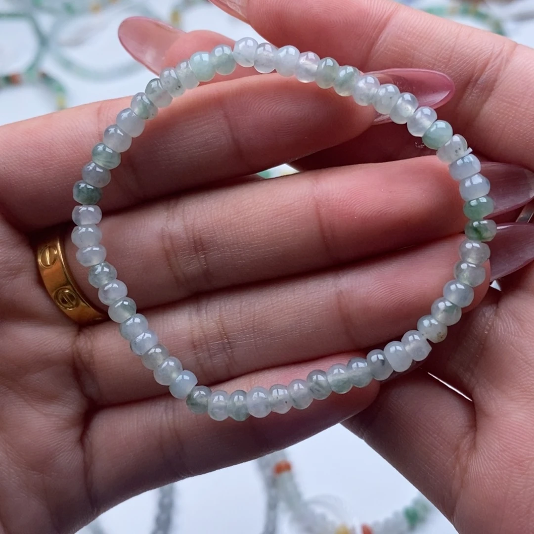 翡翠散珠天然翡翠手串