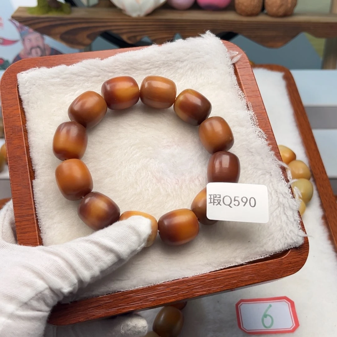 菩提根/象牙果手串用****116mm年糕一串瑕Q590