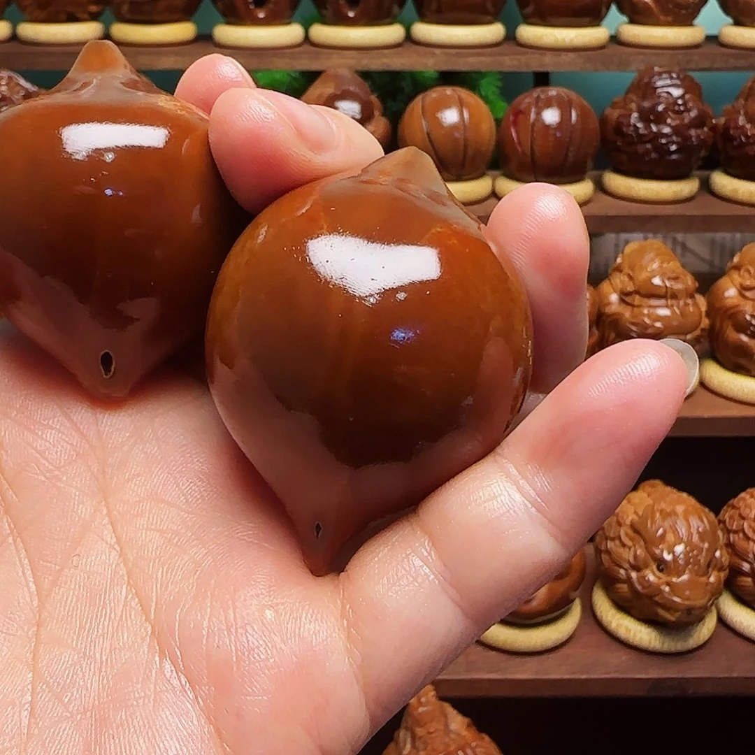 橄榄核手串/手链梁*素核两颗