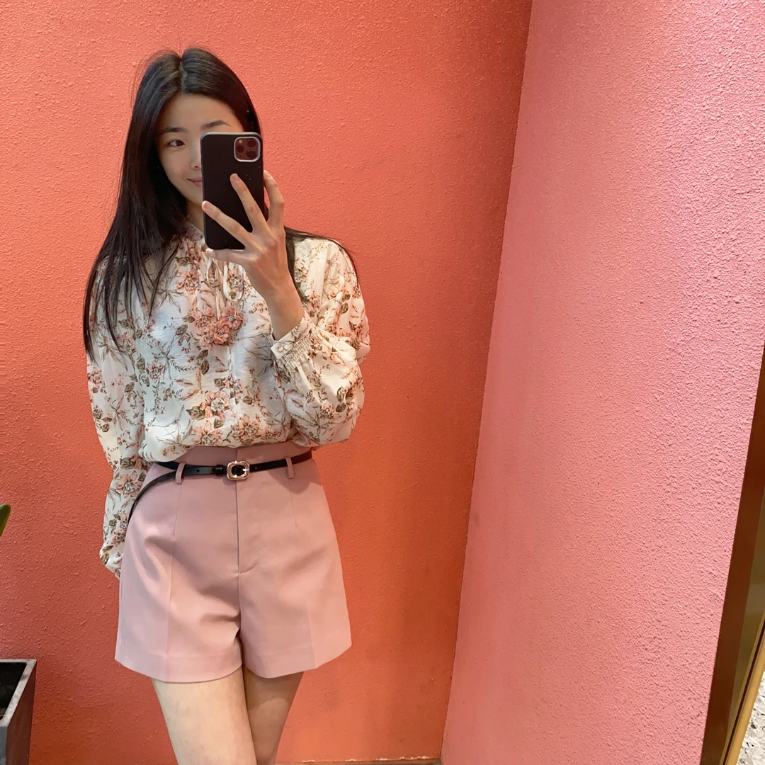 （默茗服装）田野少女碎花衬衫