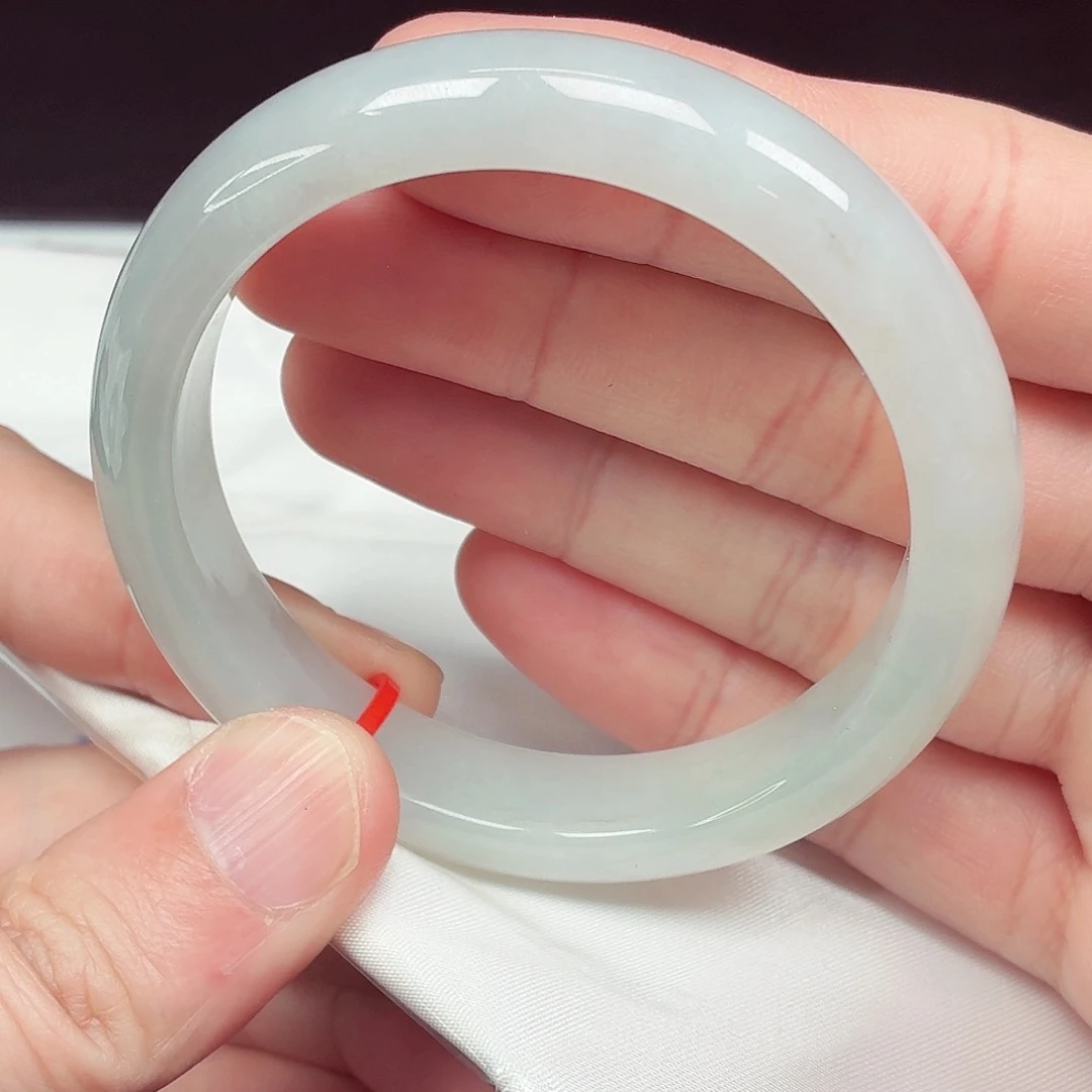 翡翠未镶嵌手镯57.8圈