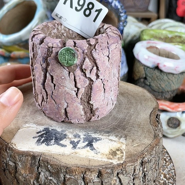 紫砂花盆开播福利 陶瓷花盆