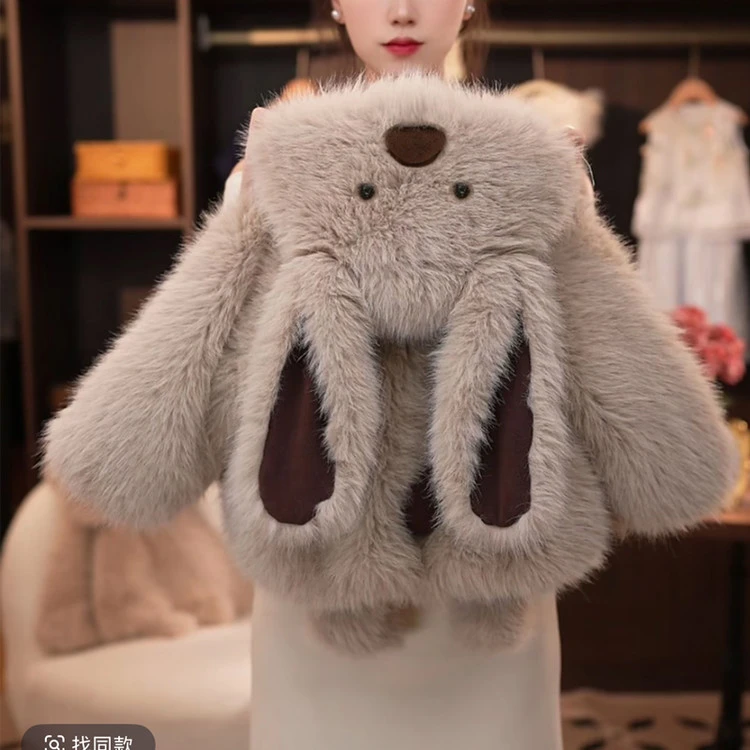 【灰兔兔】2025反季秋冬季清仓男女宝同款新款毛绒外套加厚保暖儿童