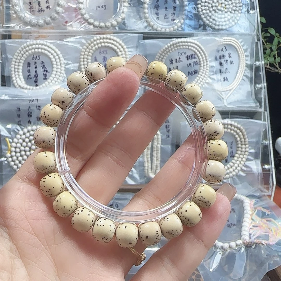 数***图手串星月菩提海南星月菩提10单圈河豚