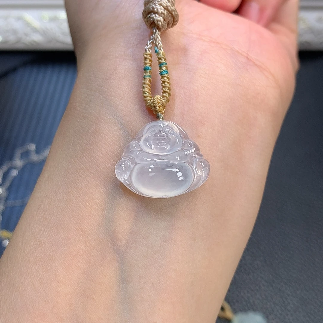 翡翠未镶嵌吊坠(不含链)G****威翡翠