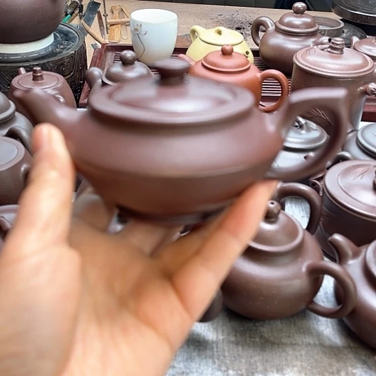 紫砂茶壶本山原矿