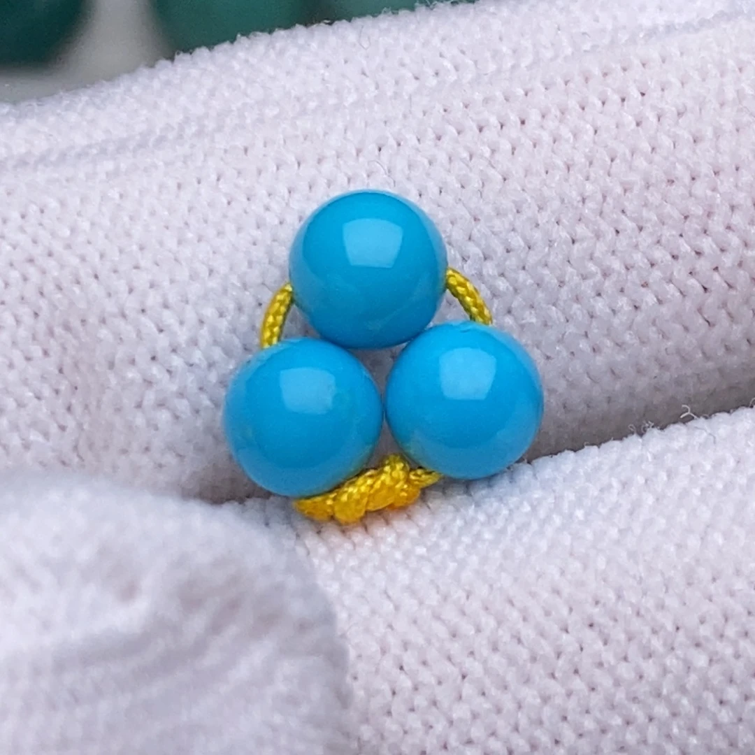 绿松石未镶嵌绿松石6mm