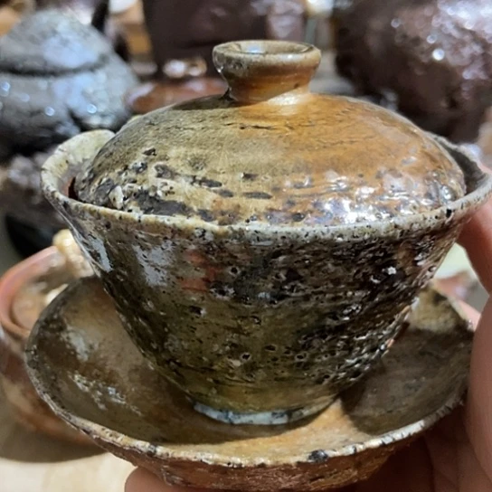 杯瑕介意勿扰柴烧裸烧手作品