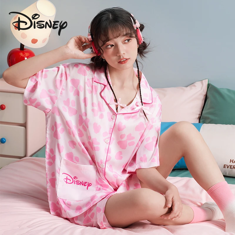 Disney/迪士尼原创疯狂动物城满印卡通舒适女士睡衣夏季短袖套装