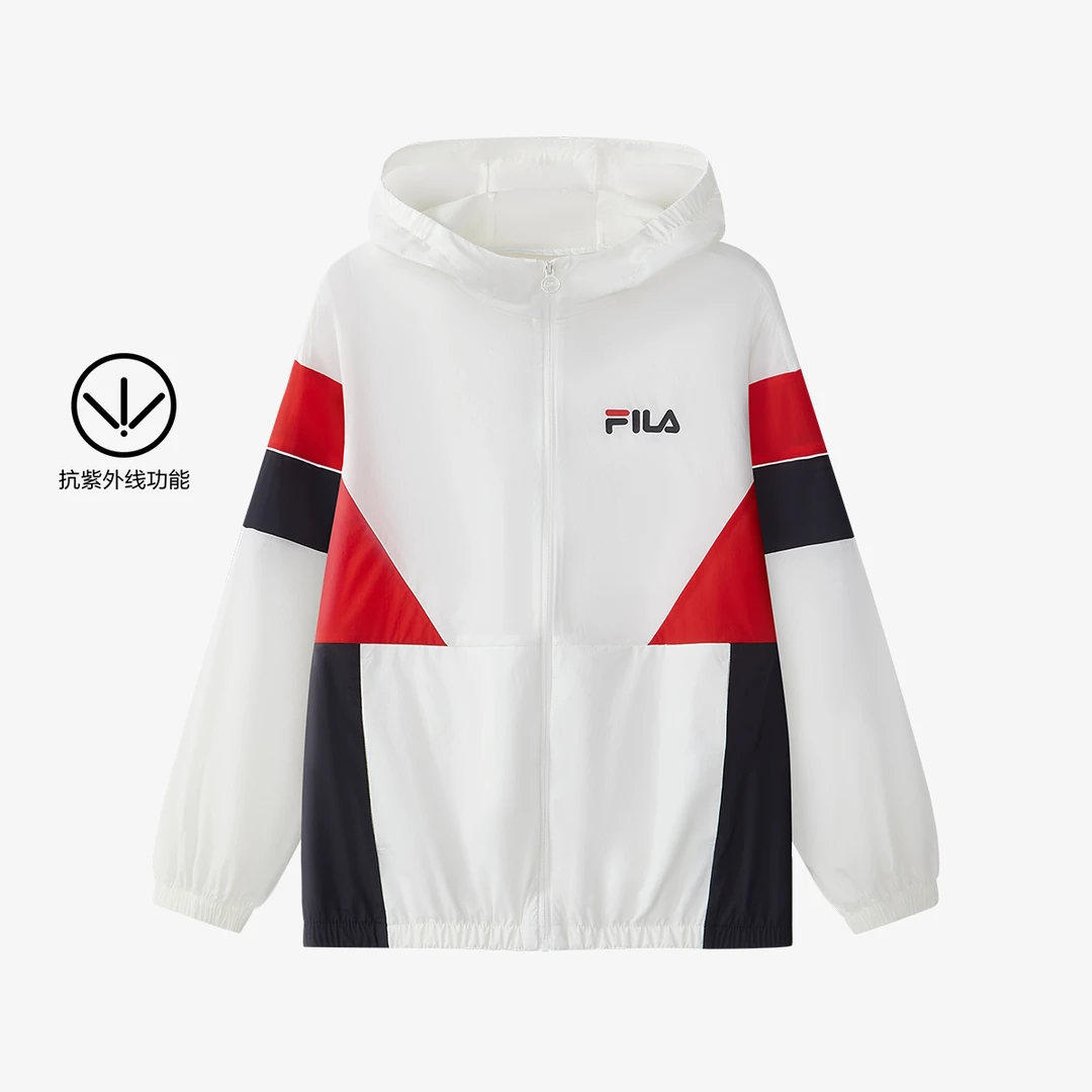FILA/斐乐儿童【抗紫外线50+】男中大童经典生活防晒服K12B531704F