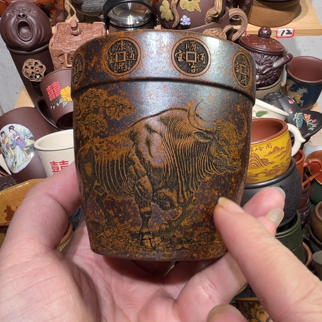茶杯紫砂宜兴紫砂主人杯