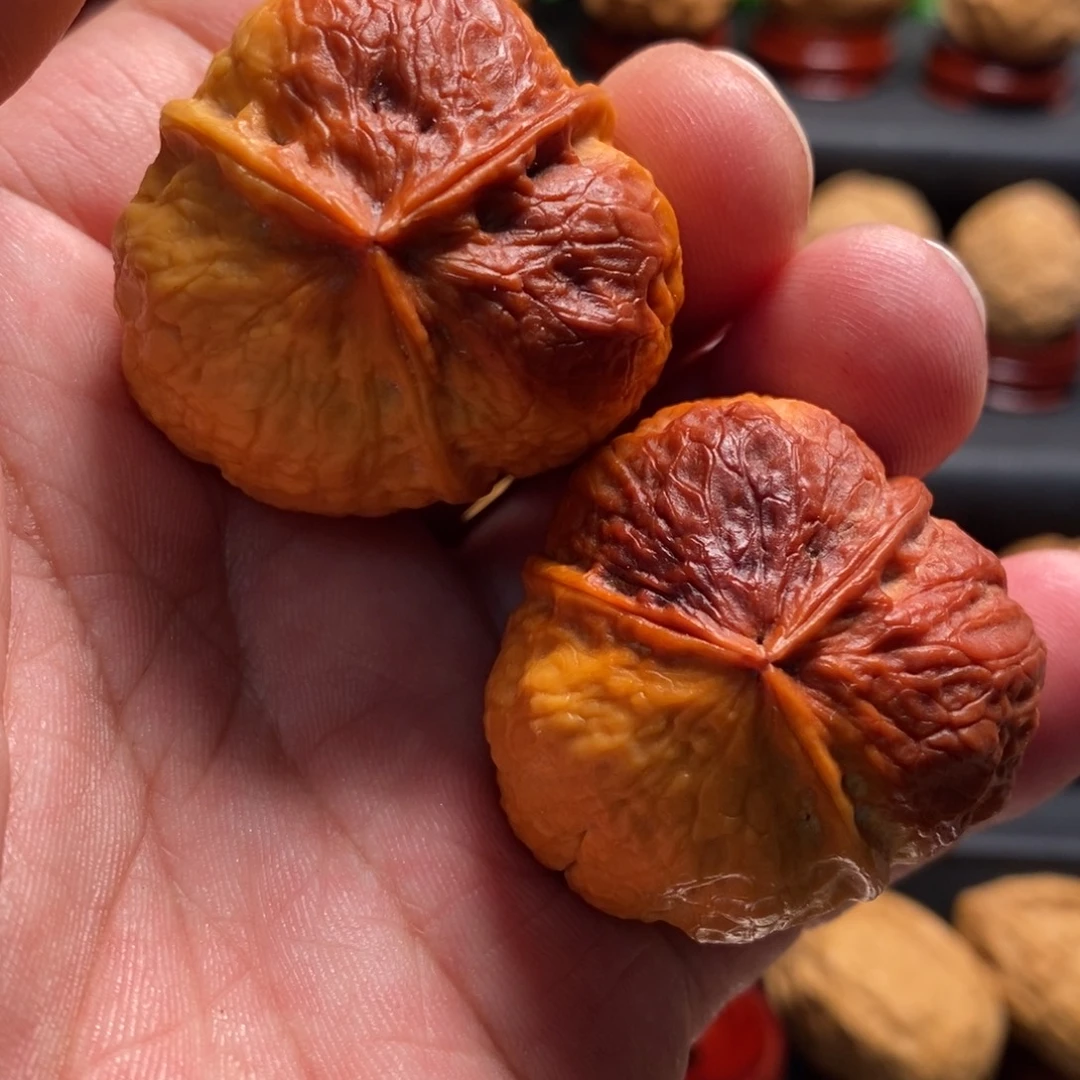 文玩核桃吊坠七彩三棱39尺