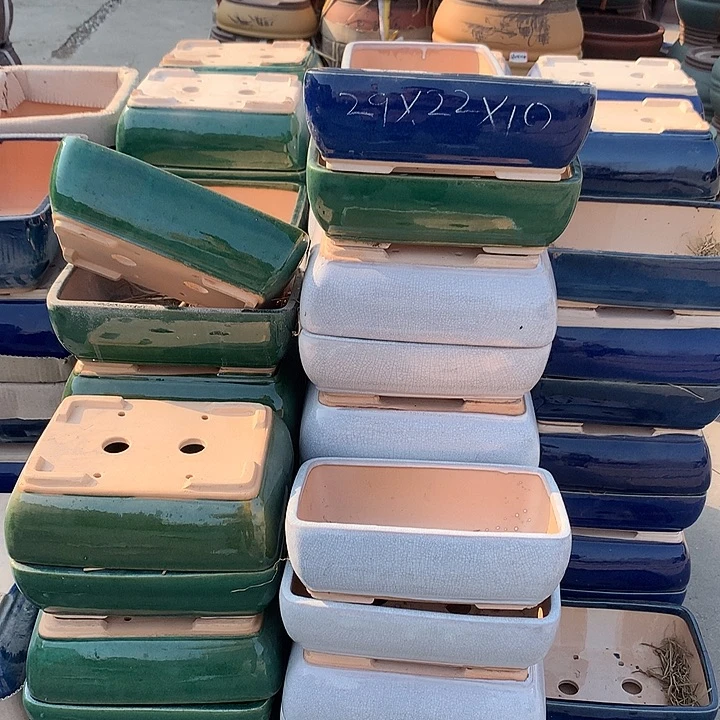 紫砂花盆  紫砂微瑕小号4个