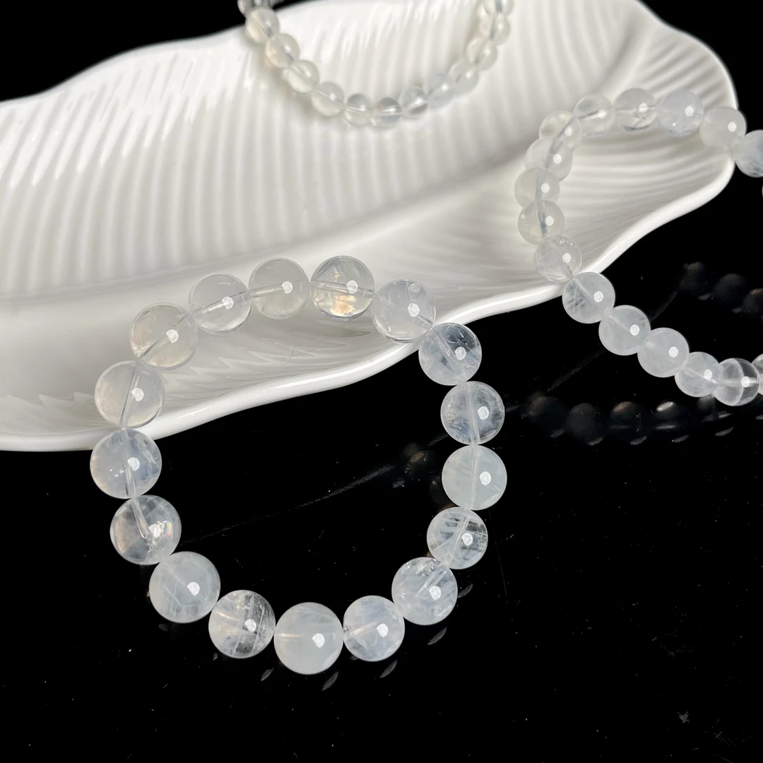 毕业蓝针瑕疵品手串XC49多样性发其一有棉裂矿坑勿拍