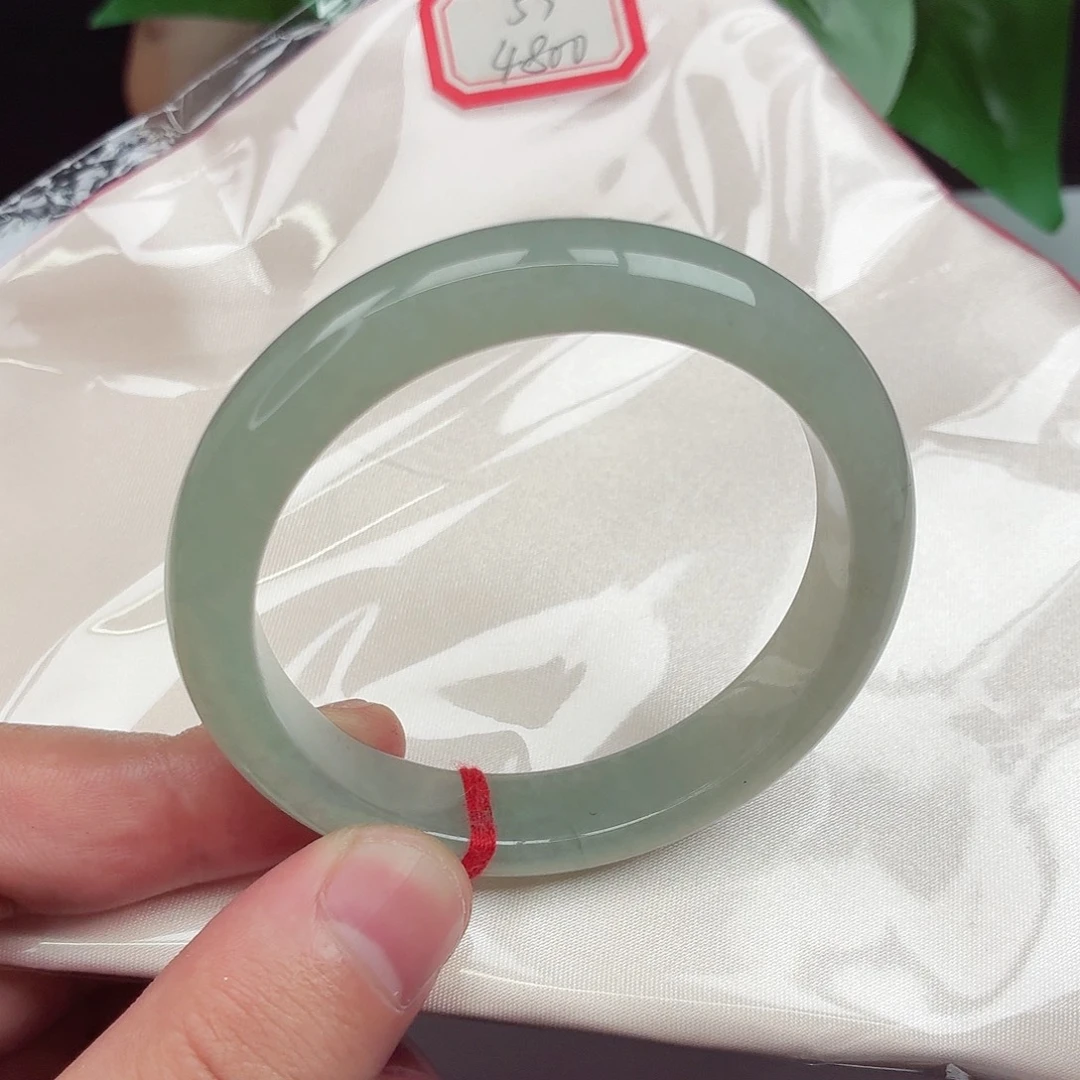 翡翠未镶嵌手镯正圈001