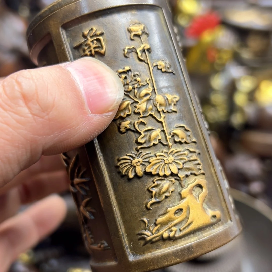 铜摆件欢迎欢迎你