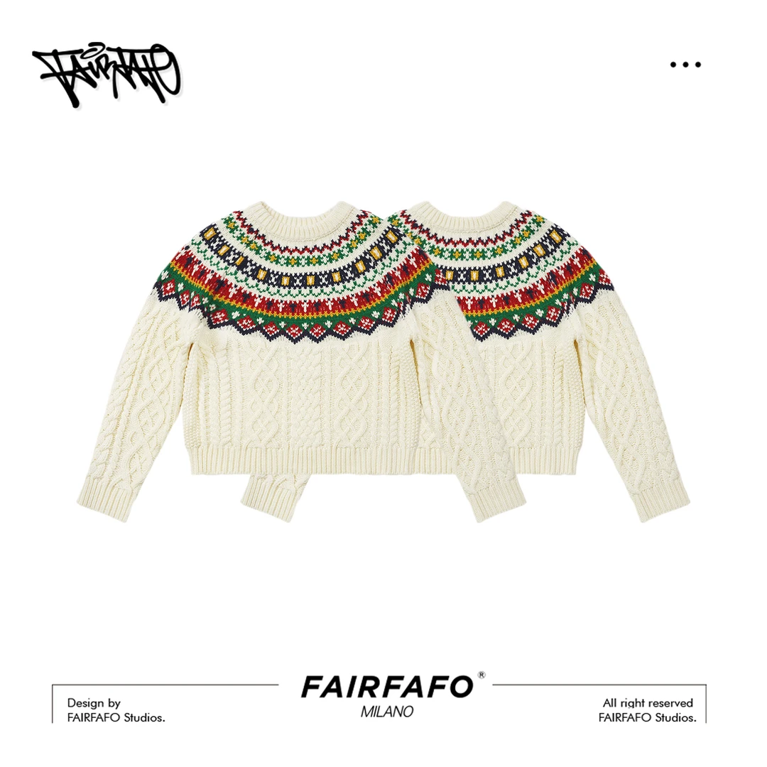 【粗针复古毛衣】CSMY5A283