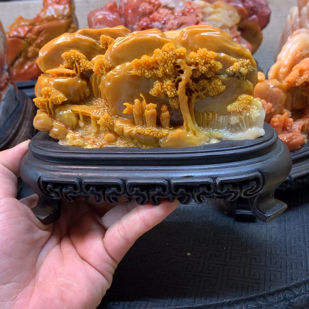 田黄石渔**晚北部田黄石