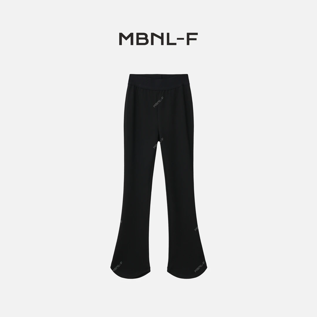 MBNL-F“微喇马蹄裤“ 2025F/W新品 显瘦加绒微喇裤 秦磊XM-KZ20336