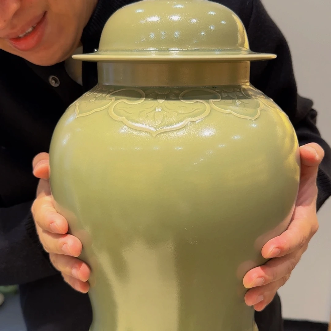 德炜龙窑柴烧将军罐