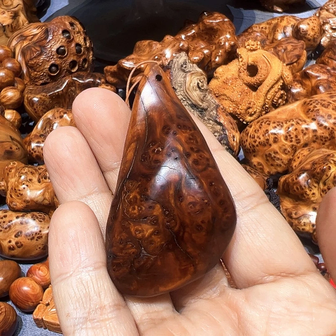 @***风柏木太行黑金随行吊坠