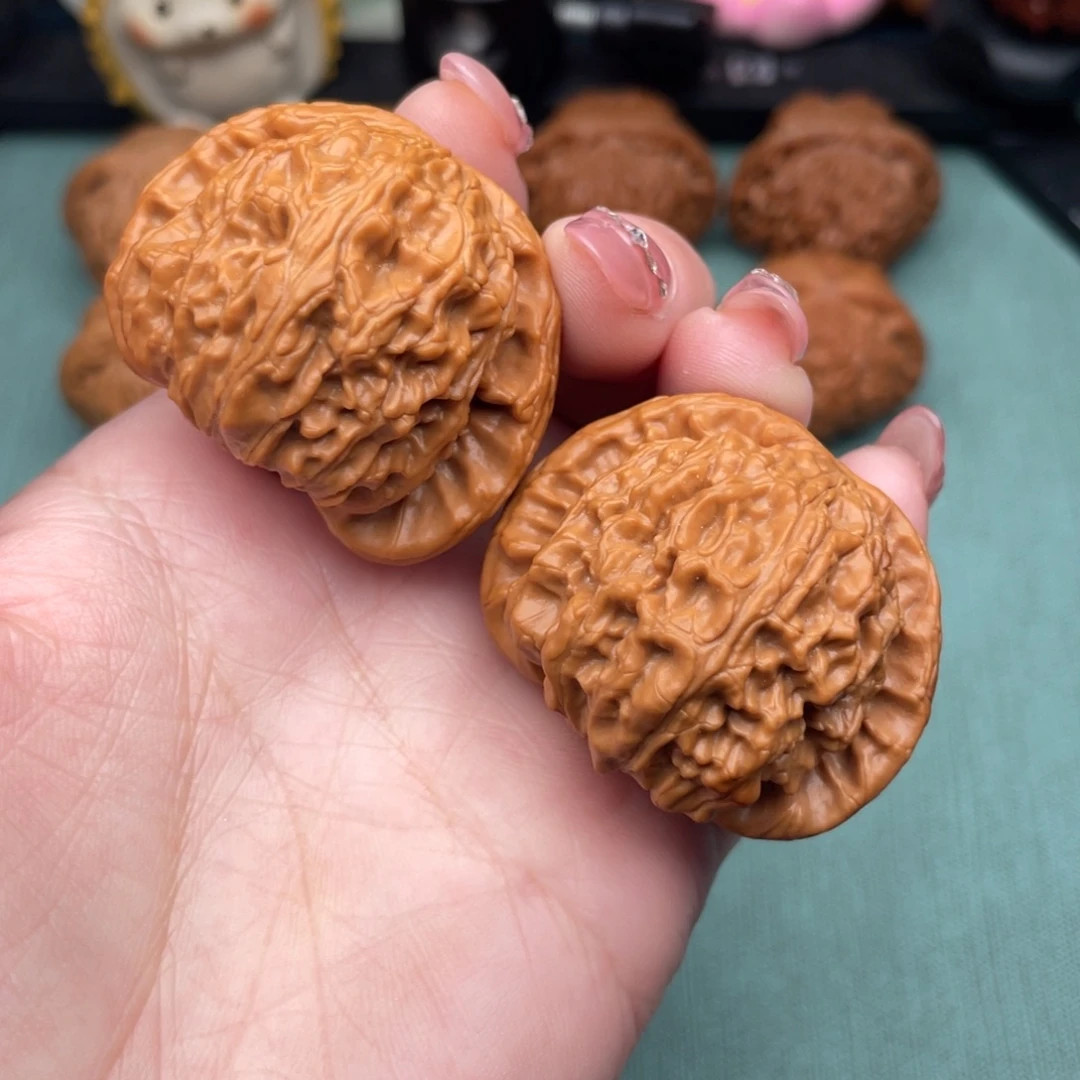 把件文玩核桃白狮子42