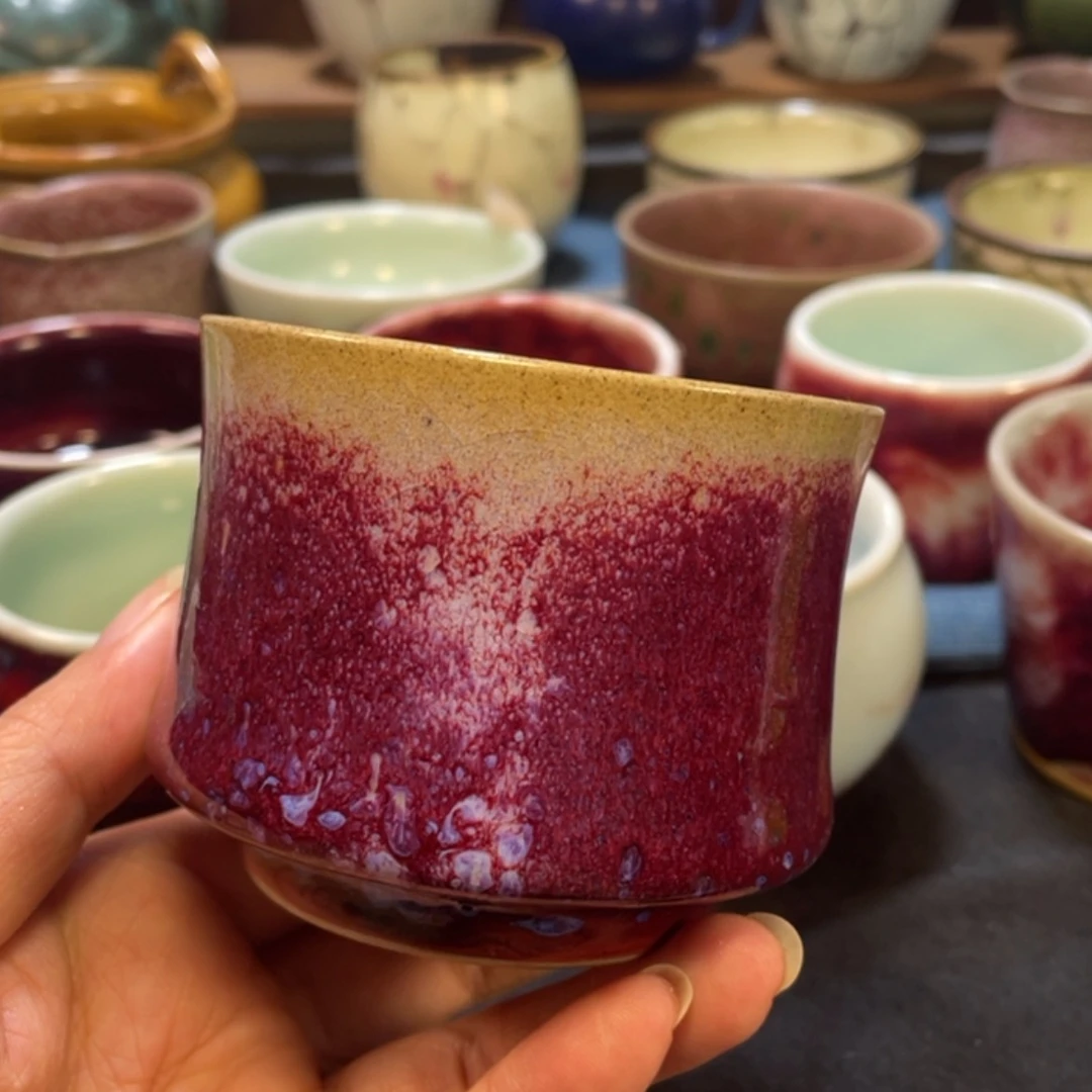 【闪购商品】摆件钧瓷手工主人杯