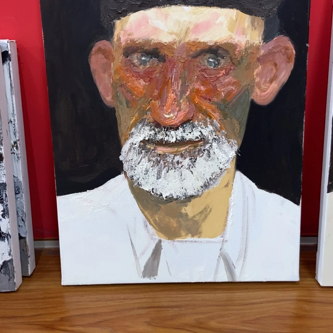 油画西****饰中美汪昌俞老师作品