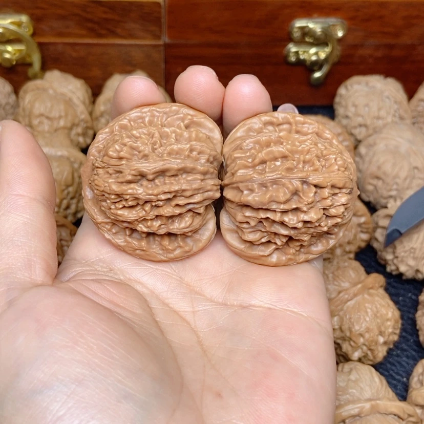 【闪购商品】文玩核桃吊坠兵四座楼42