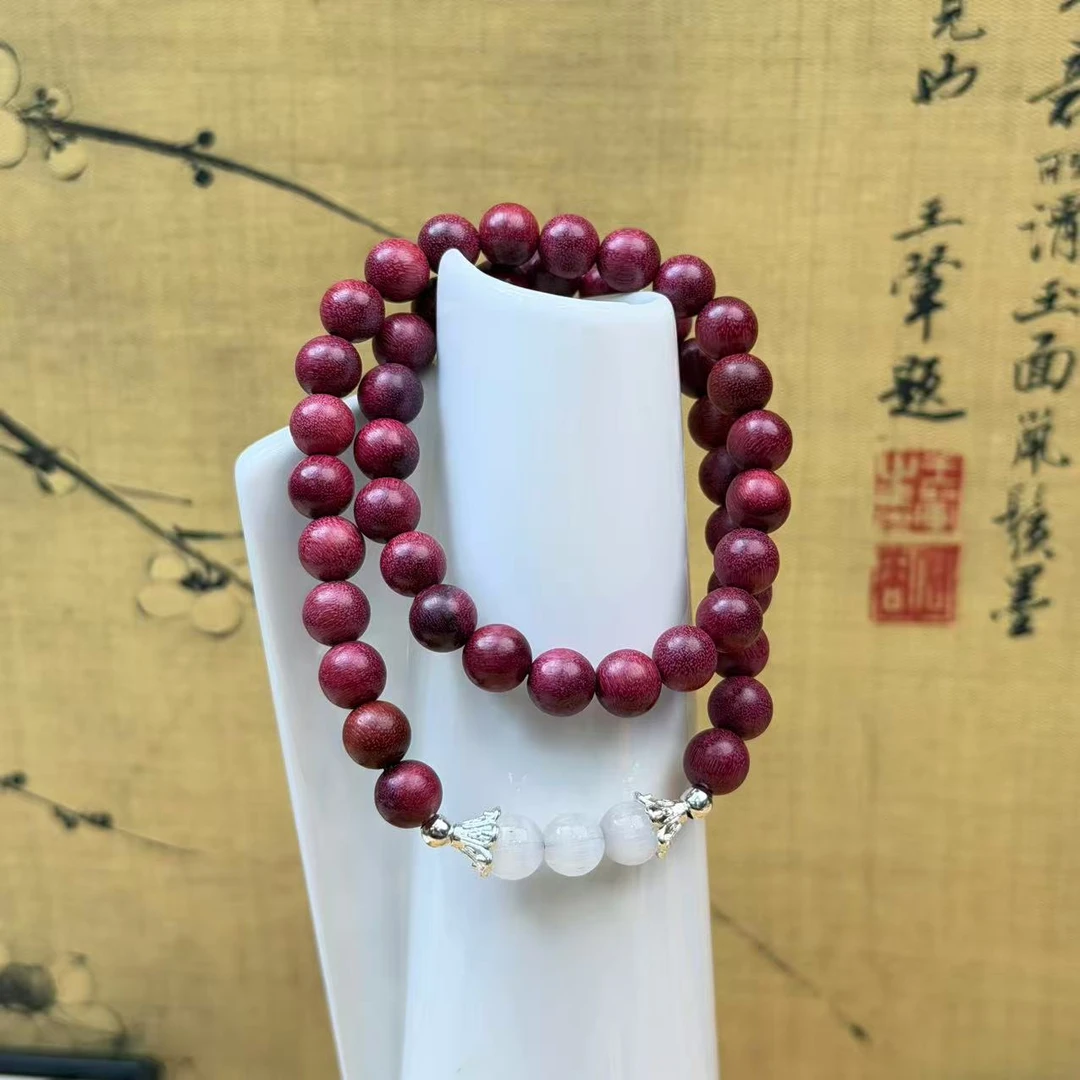 DA-1147-紫檀带白色隔珠