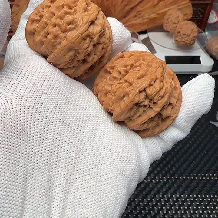 吊坠文玩核桃全品货头46平谷九龙福利