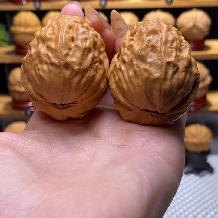 ****比文玩核桃把件玄武金蟾2