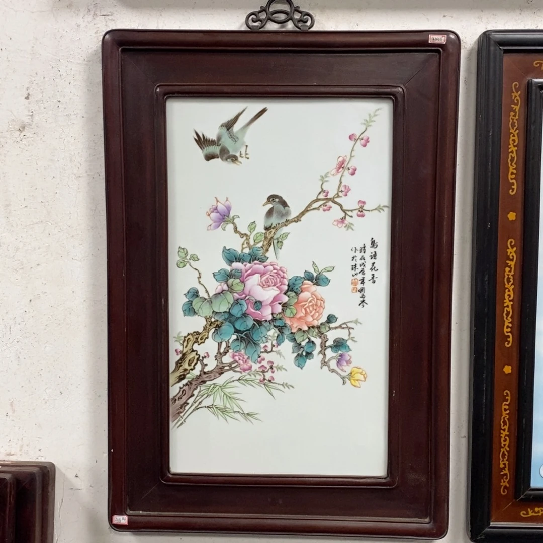 瓷75*52 景德镇瓷板画柴窑烧制