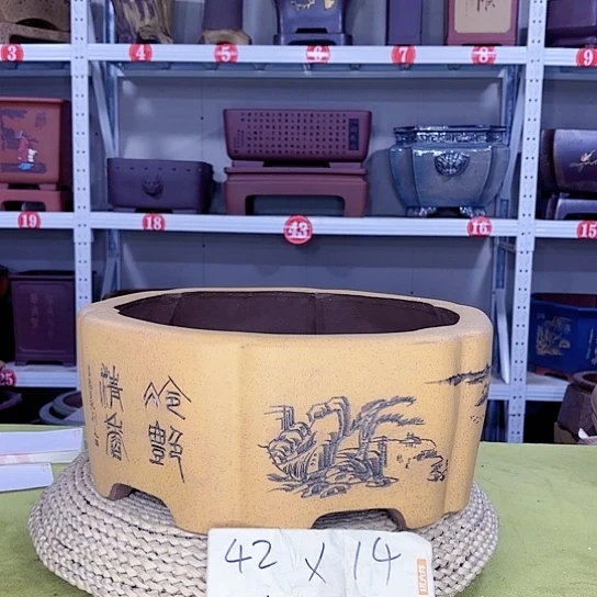 紫砂花盆宜兴紫砂厂